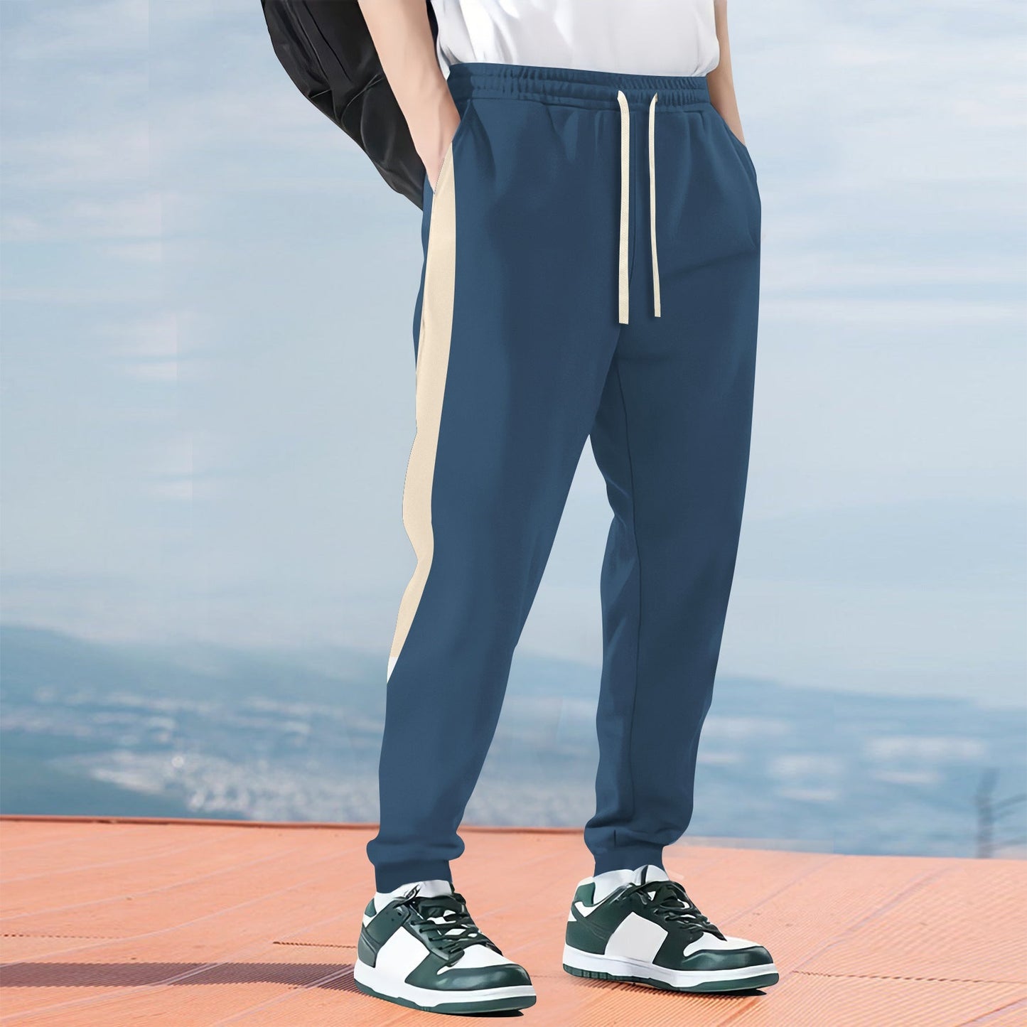 Comfortable Mens Jogger Pants with Elastic Cuff