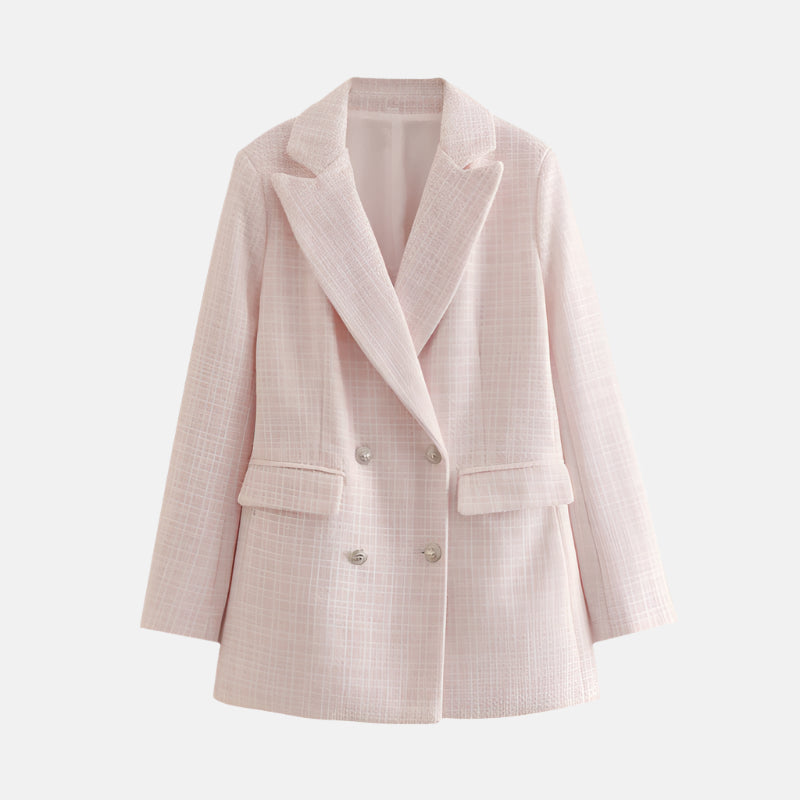 Classic Chic Ladies Tweed Jacket