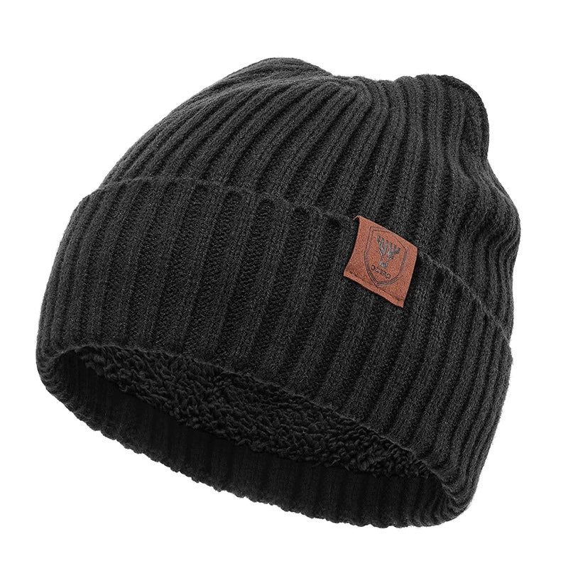 Warm Thick Cuffed Winter Beanie
