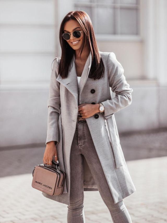 Classic Fit Women's Long Wool Trench Coat