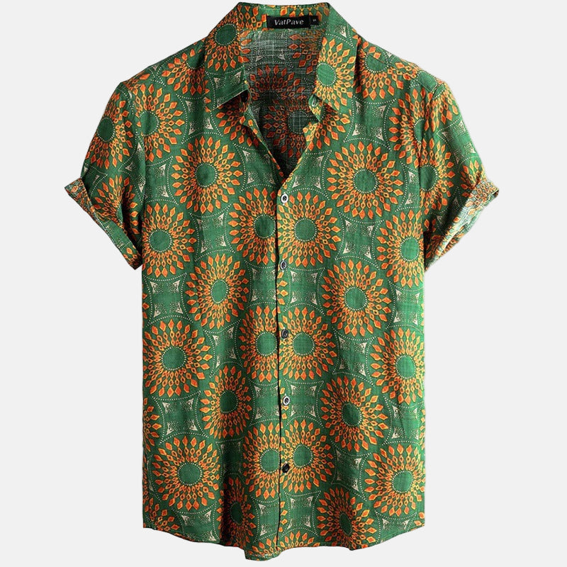 Vibrant Tropical 3D Graphic Tee