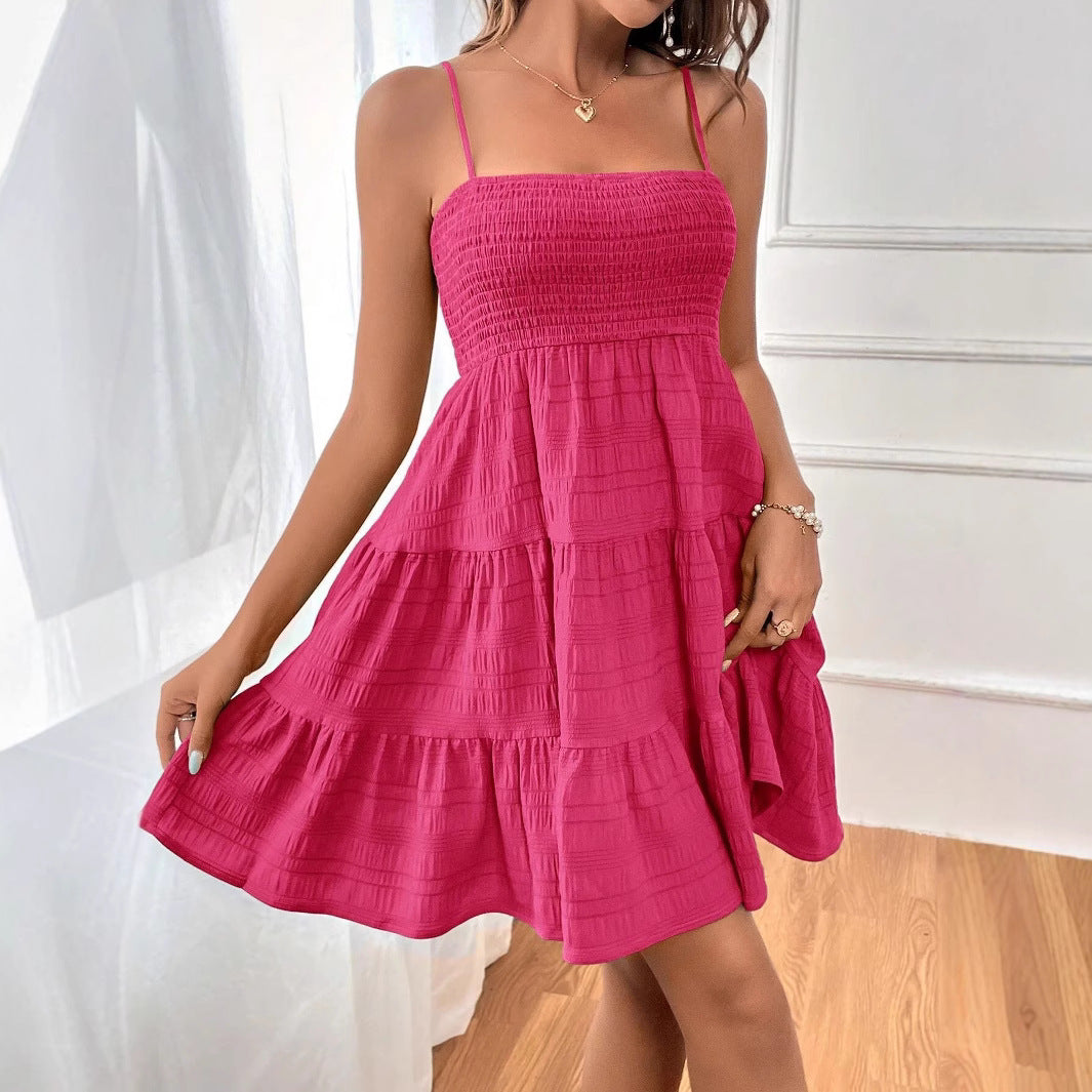Casual Summer Sleeveless A-Line Mini Dress