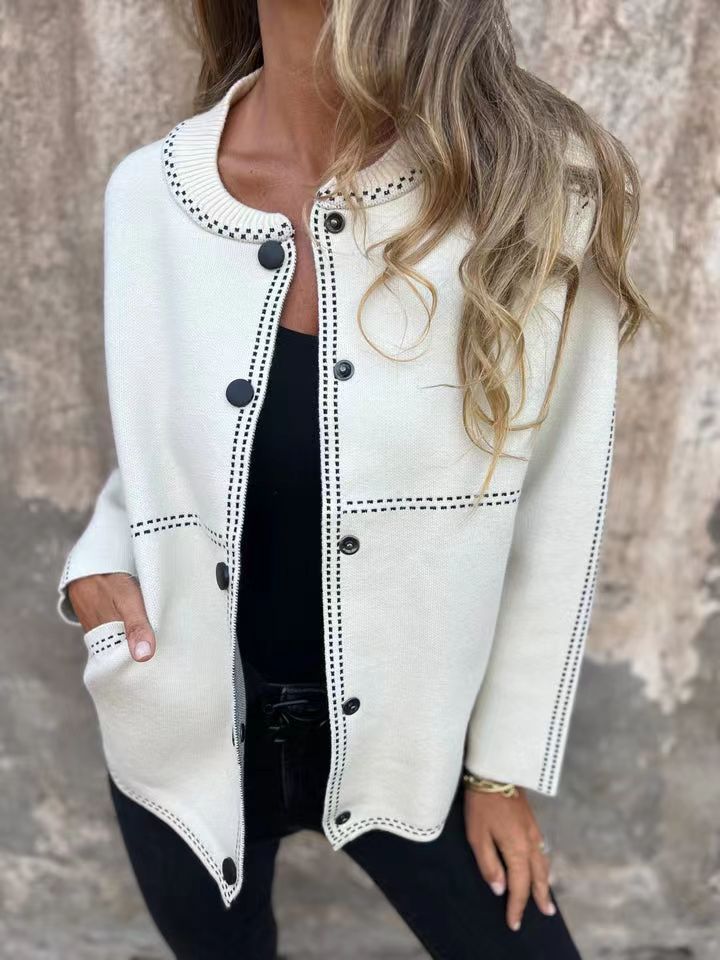 Cozy Women's Open Front Cardigan Sweatshirt