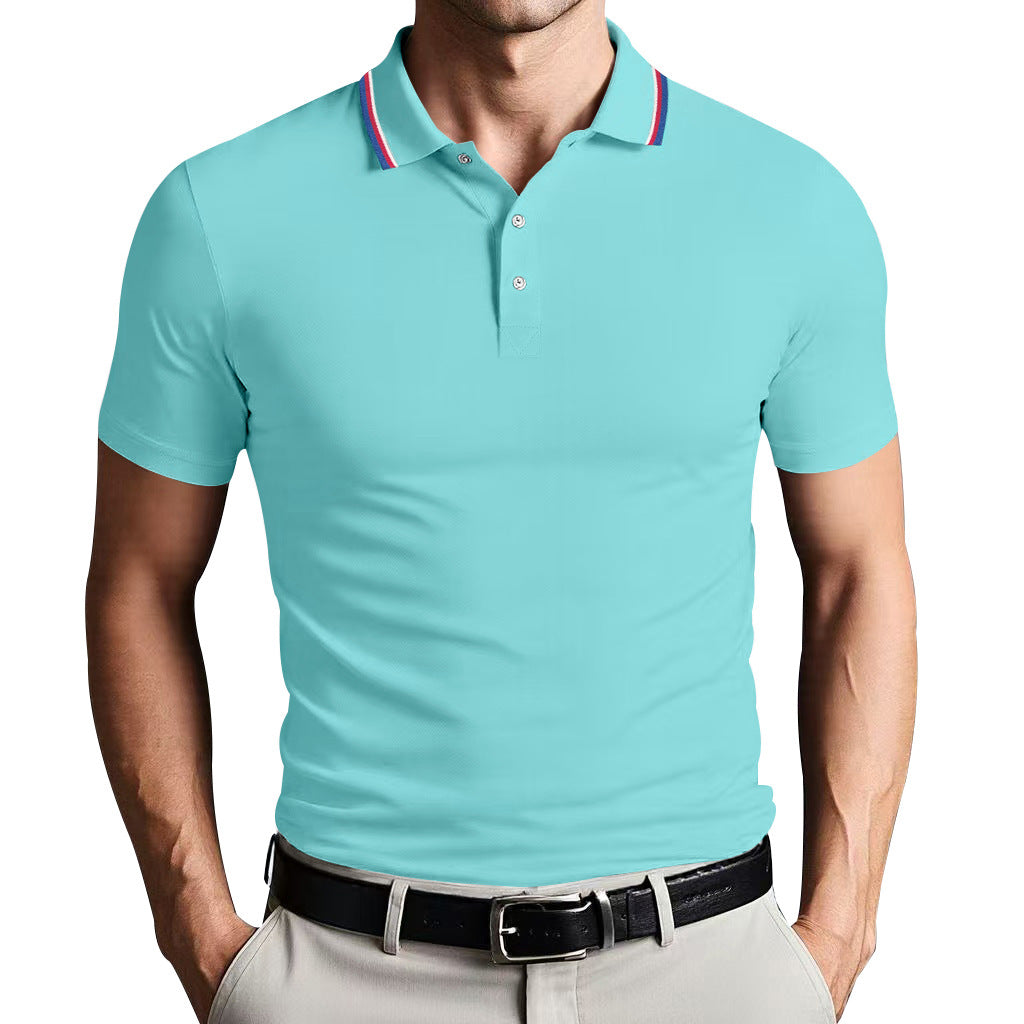 Men's Slim Fit Breathable Polo Shirt