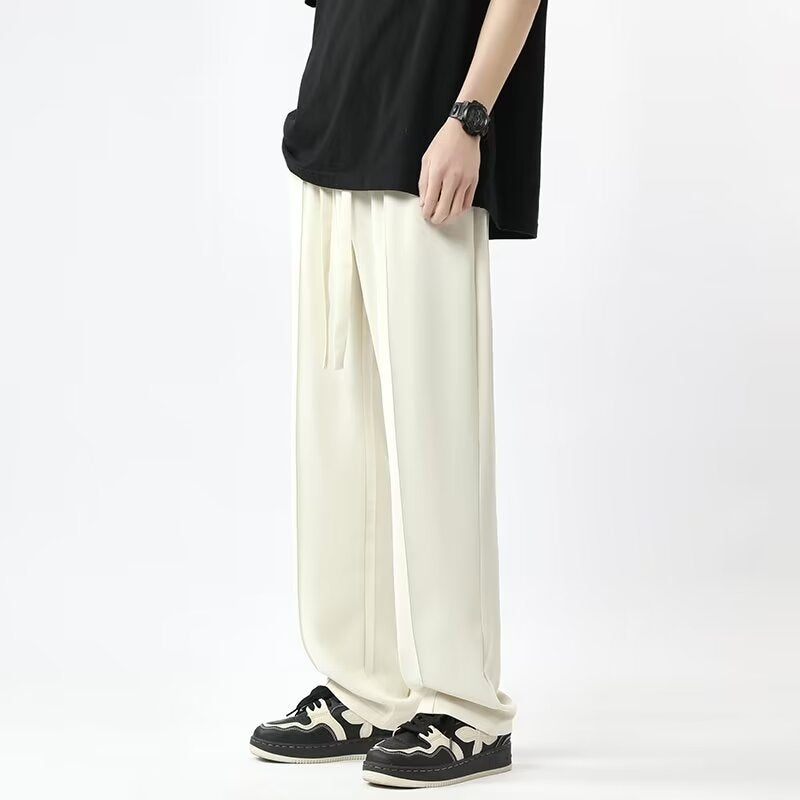 Comfortable Loose Fit High Waist Trousers for Men