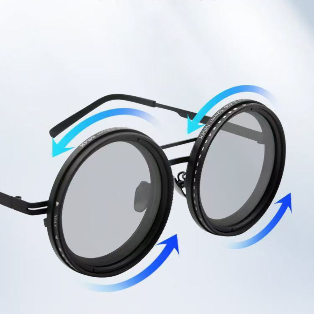 Polarized Shades with Variable Tint