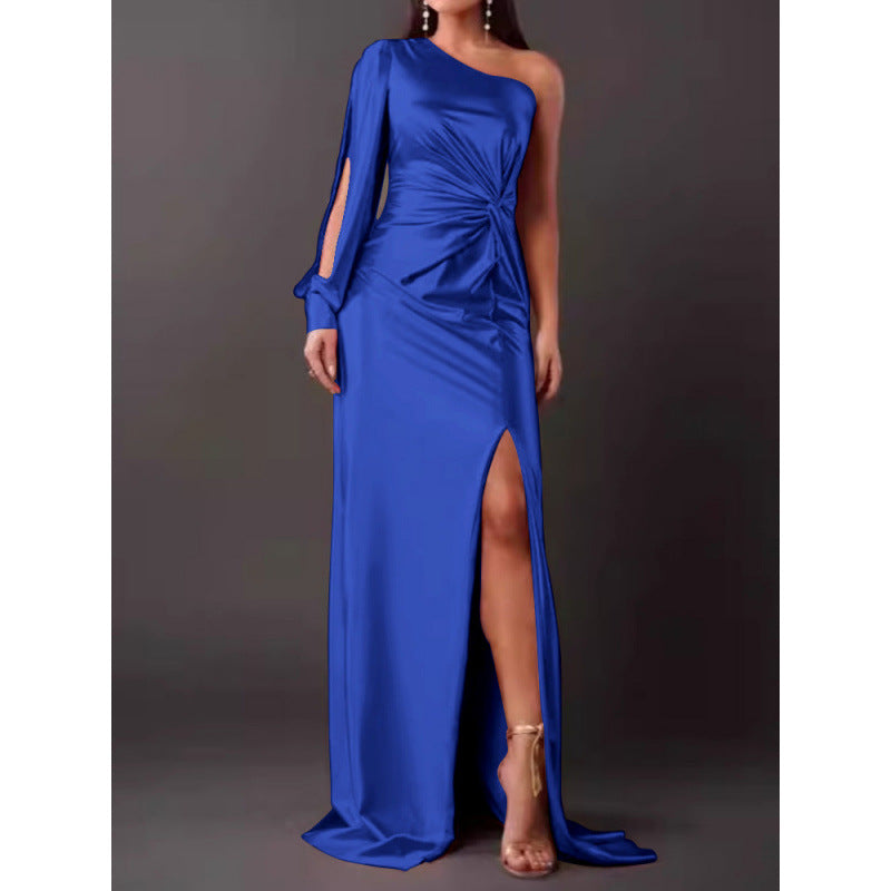 Elegant Women's Maxi One Shoulder Dress