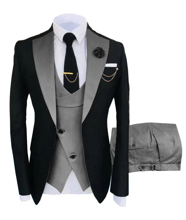 Classic 3 Piece Business Suit for Men