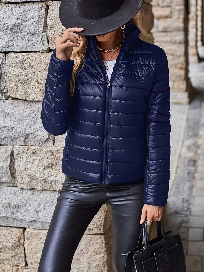 Slim Fit Women's Padded Zip Jacket