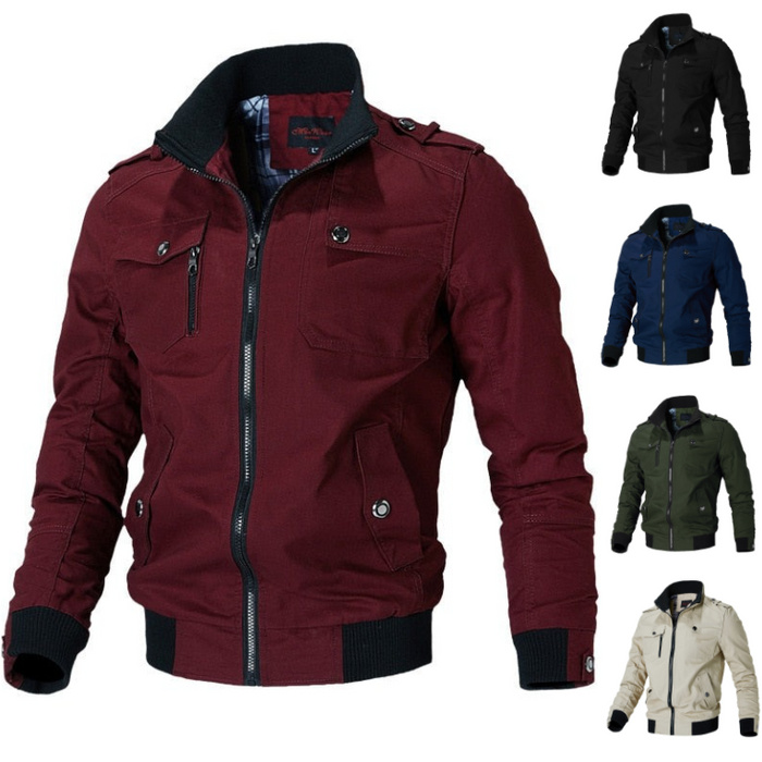Relaxed Fit Mens Bomber Jacket