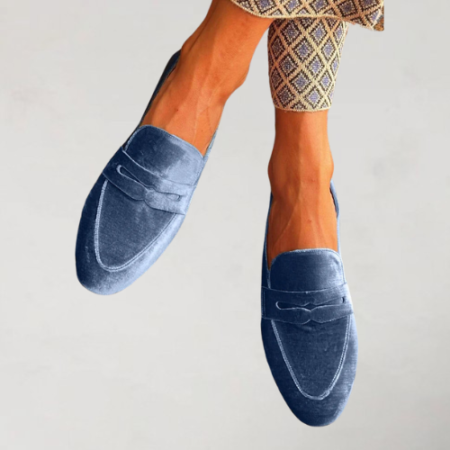 Luxury Slip-On Women's Velvet Shoes - Nocini