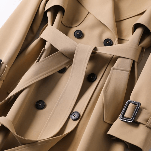 Classic Chic Women's Trench Coat with Modern Style