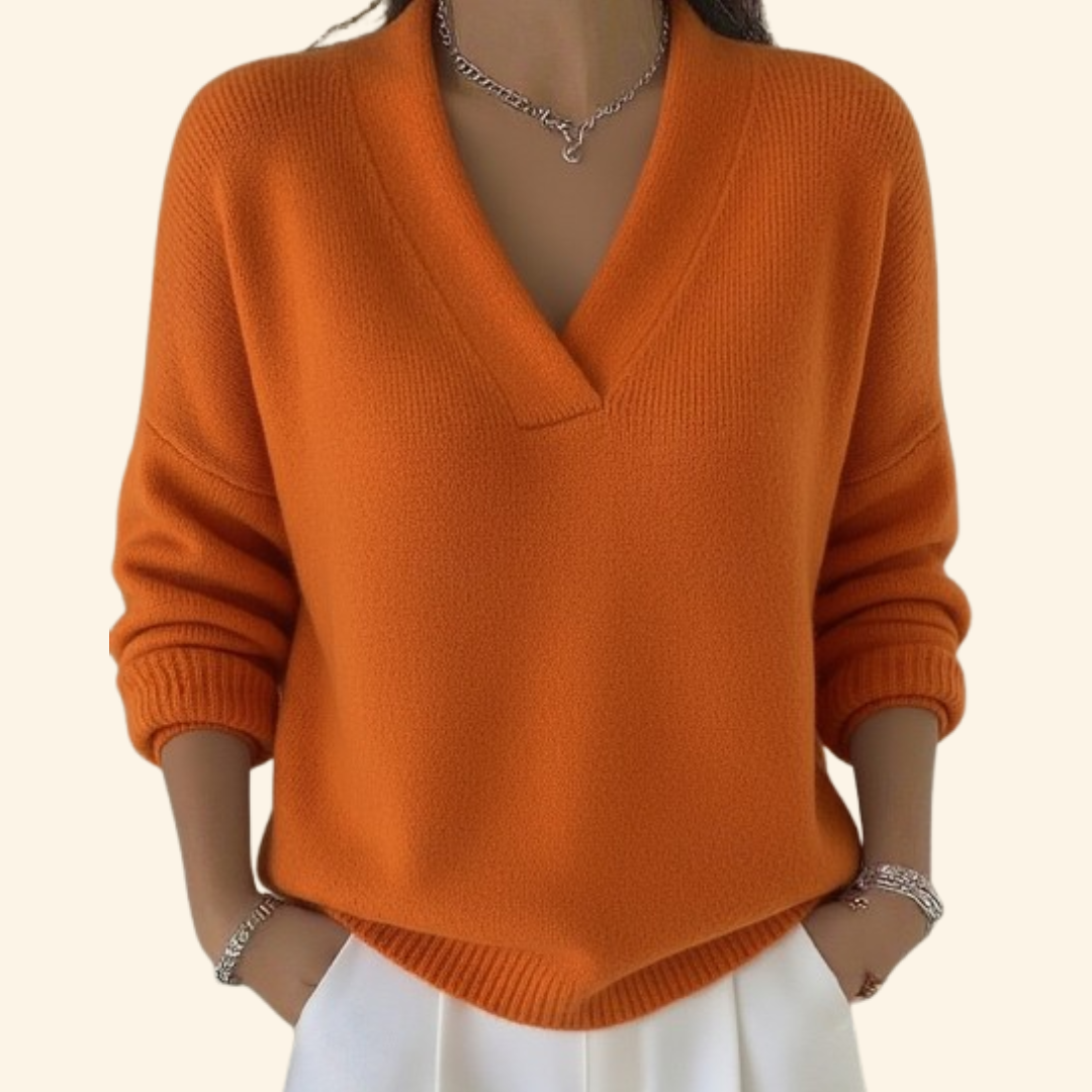 Comfortable Women's V-Neck Top