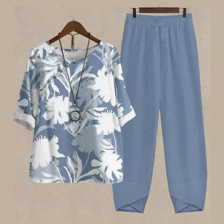 Ladies 2 Piece Outfit - Loose Fit - Airy Comfortable Set