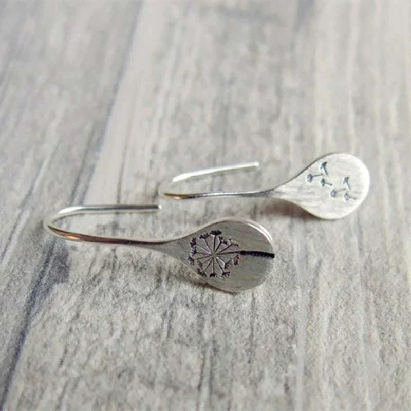 Luxury Dandelion Drop Earrings