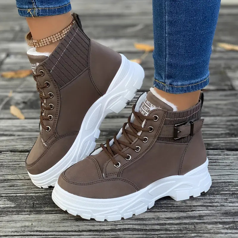 Soft Womens Ankle Boots - Warm Cozy Footwear
