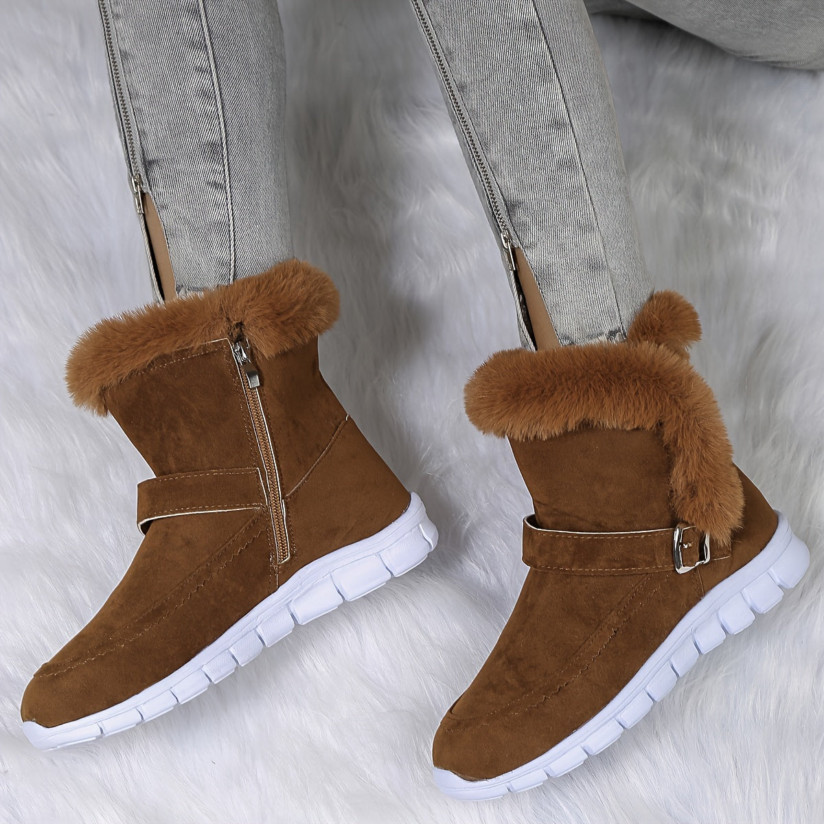 Warm Women's Snow Boots - Cozy Winter Footwear