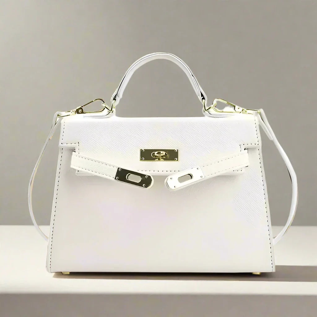 Luxury Leather Tote Bag with Shoulder Strap