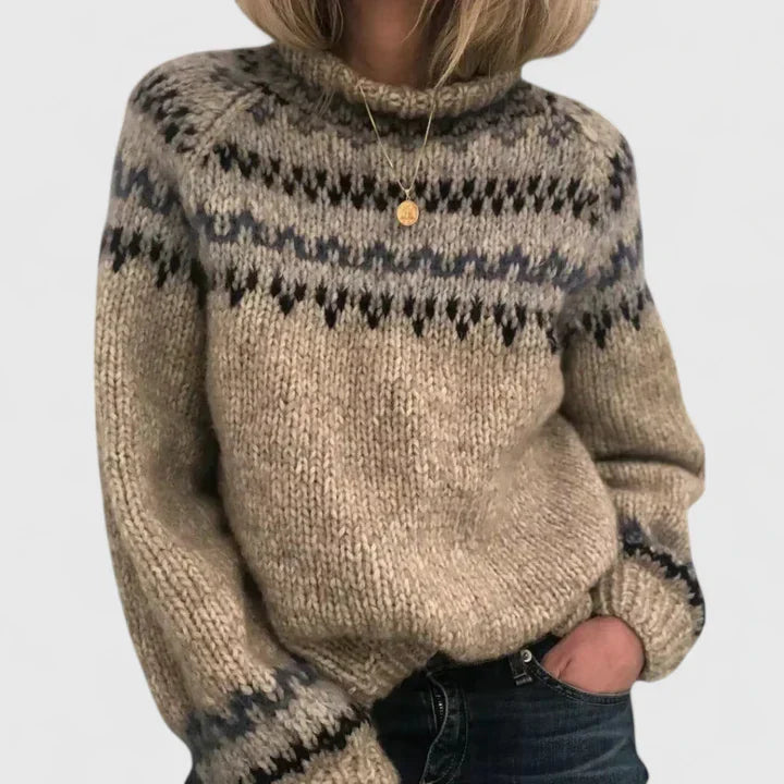 Elegant Knit Sweater - Olytrend