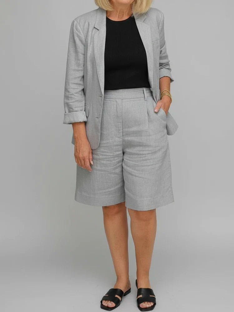 Comfortable Classic Jacket Set for Ladies