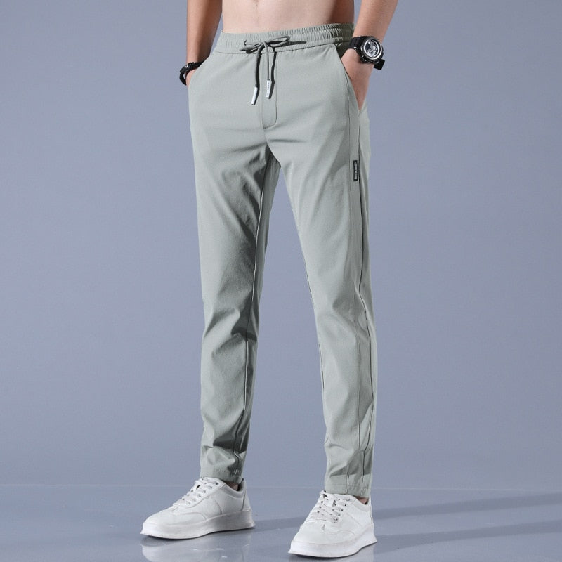 Men's Athletic Elastic Waist Pants