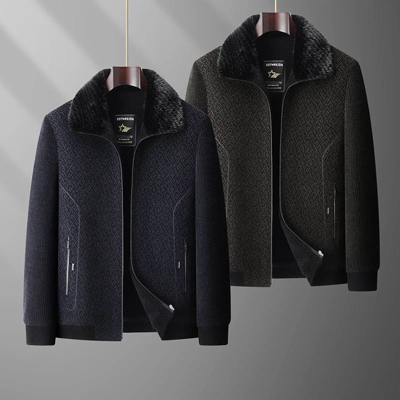 Warm Faux Fur Parka Coat