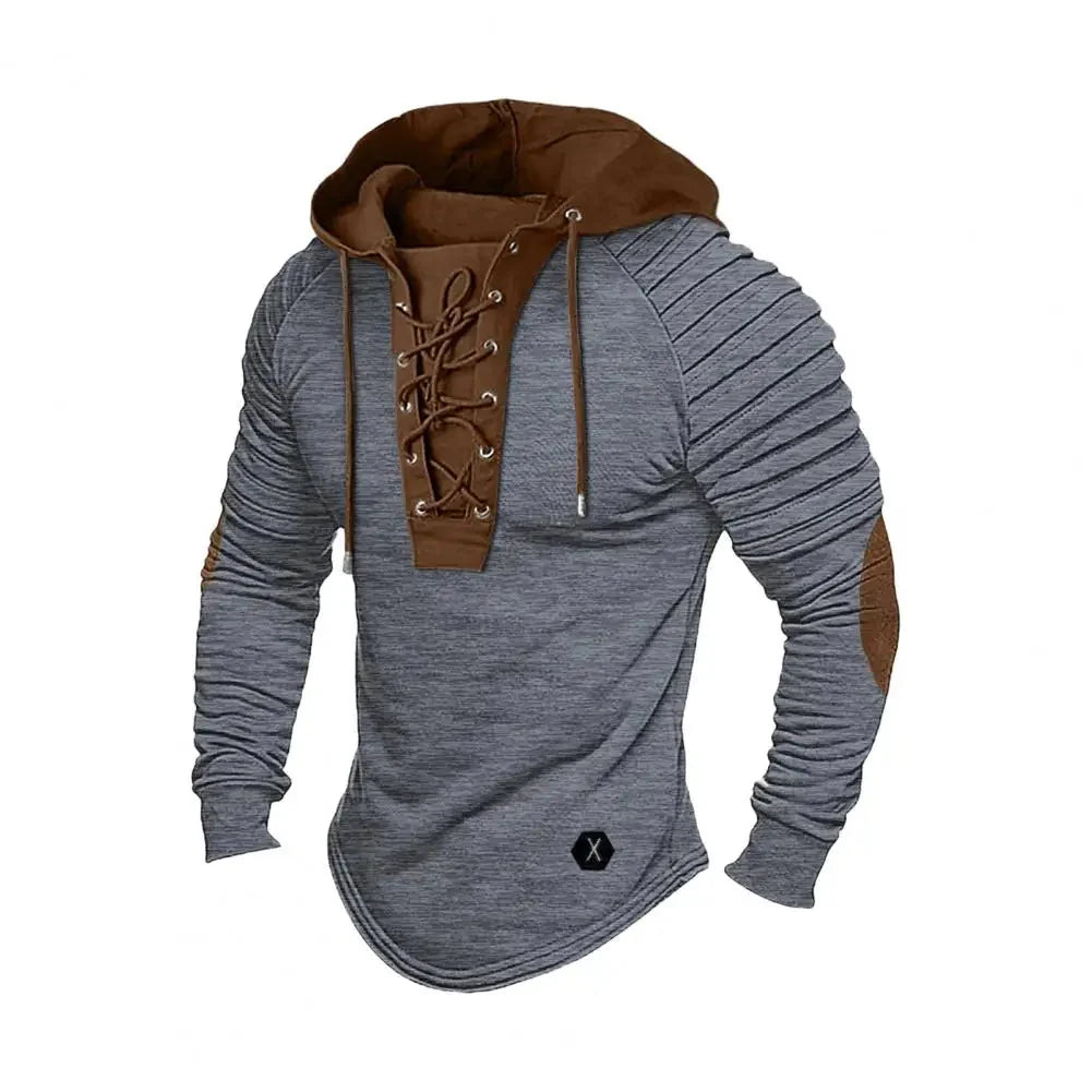 Fashionable Mens Slim Fit Hooded Sweatshirt