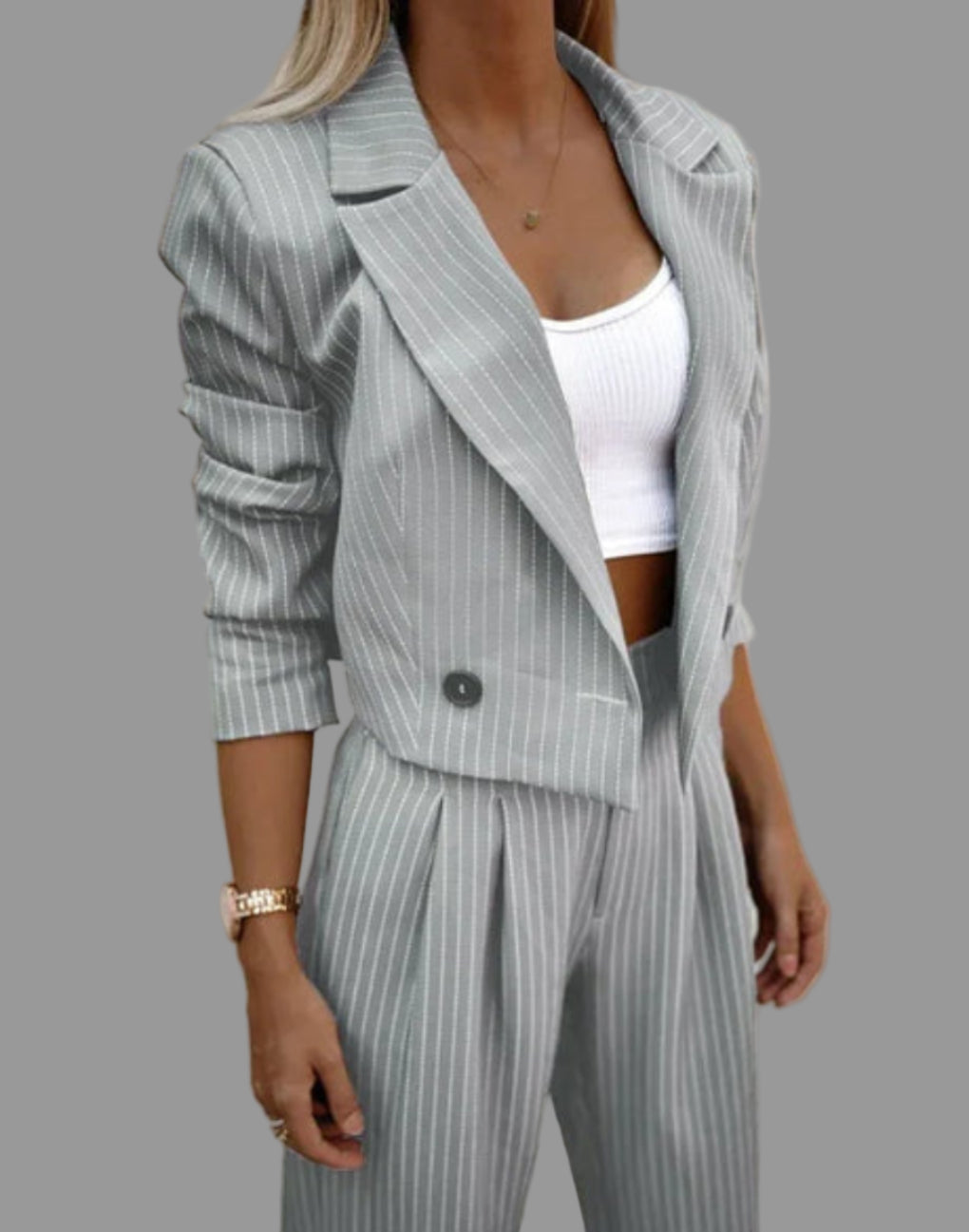Ladies Professional 2 Piece Suit Set