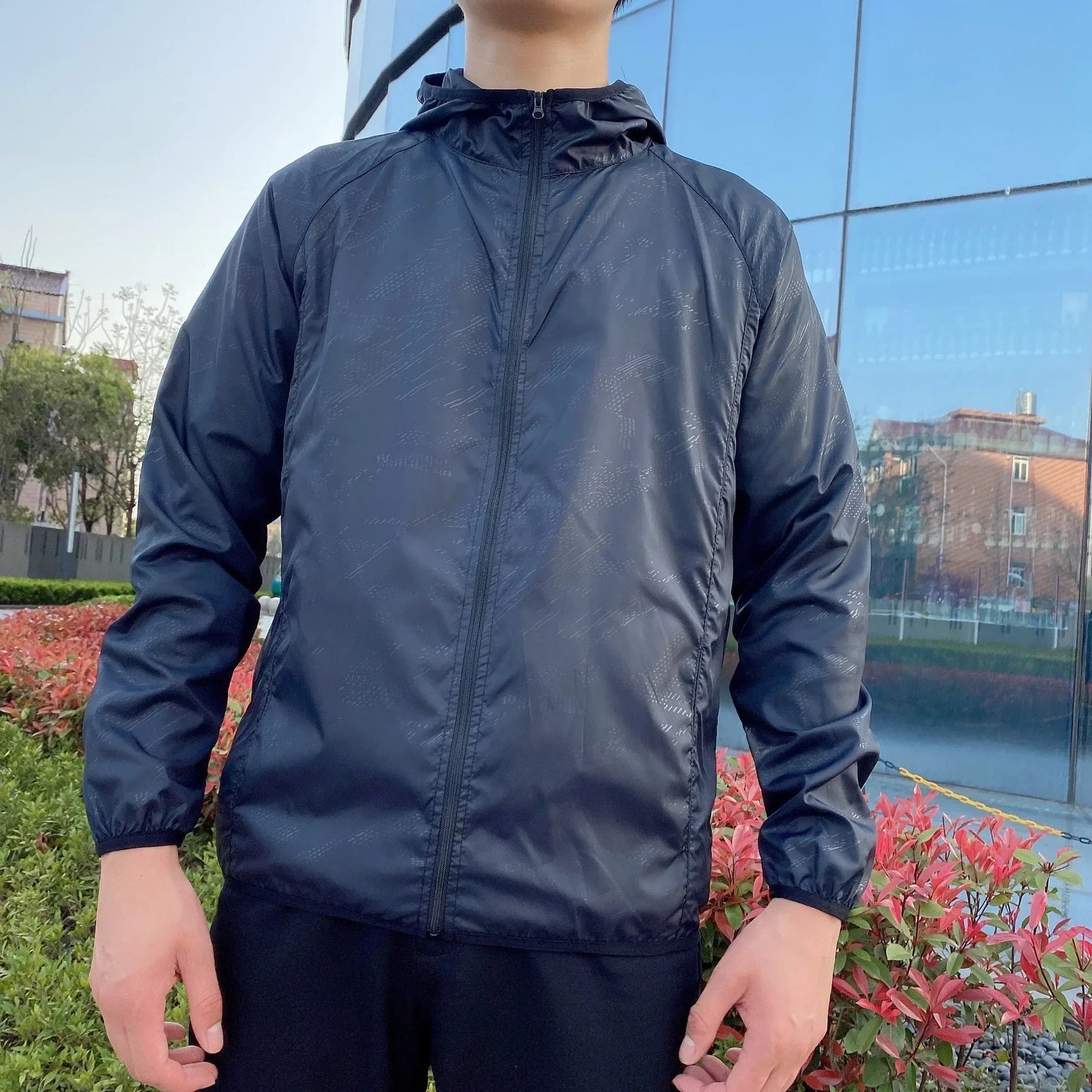 Waterproof Men's Lightweight Windbreaker Coat