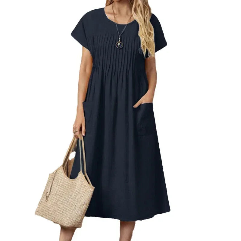 Relaxed Fit Knee Length Dress