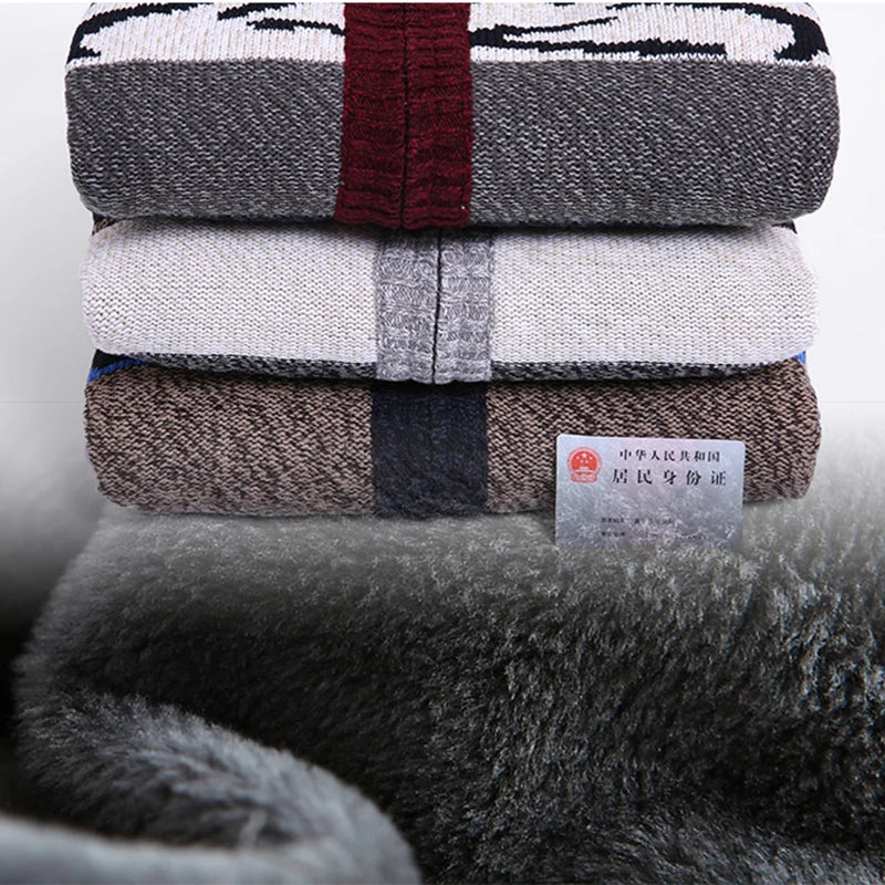 Multicolored Wool Sweater Cardigan