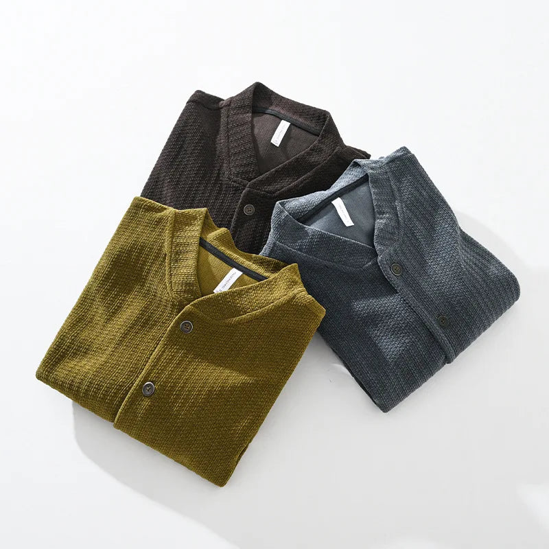 Rugged Textured Cotton Jacket