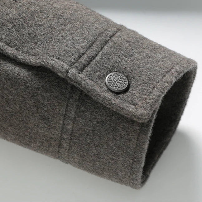 Classic Textured Wool Coat