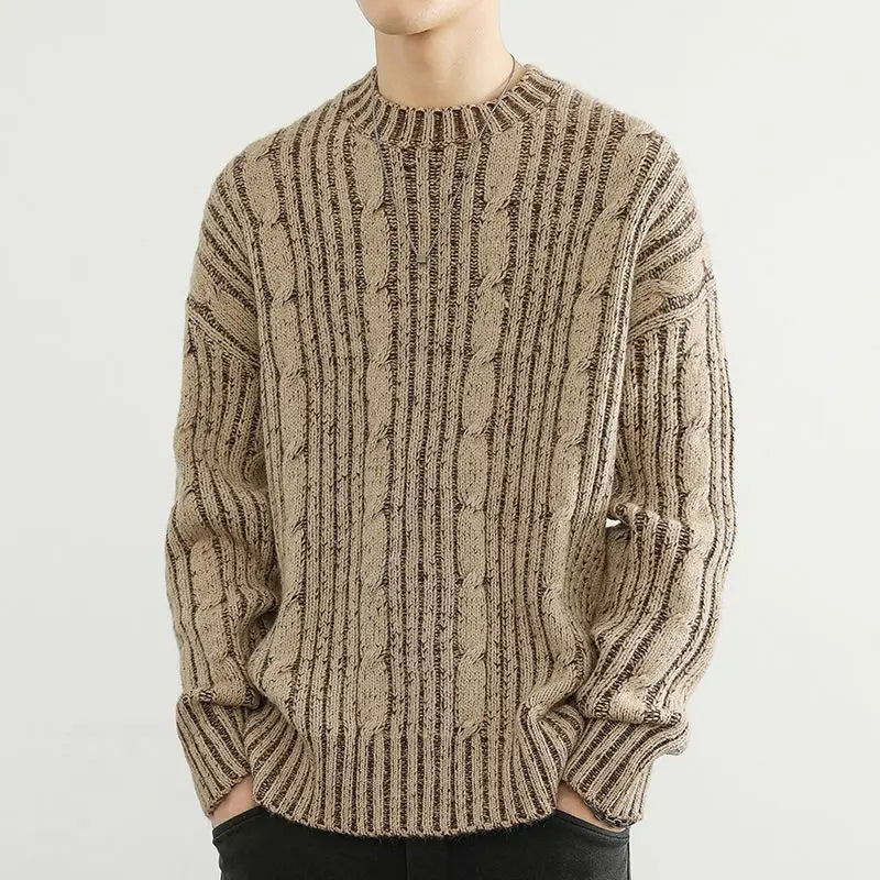 Casual Striped Pullover Sweater