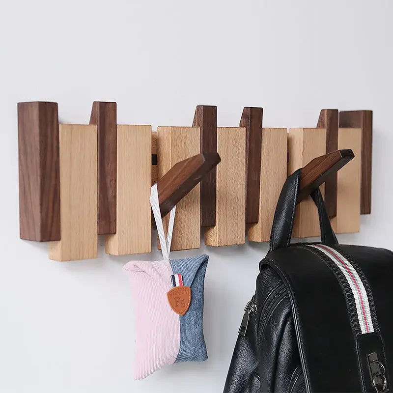 Simple Wooden Hanging Coat Hook
