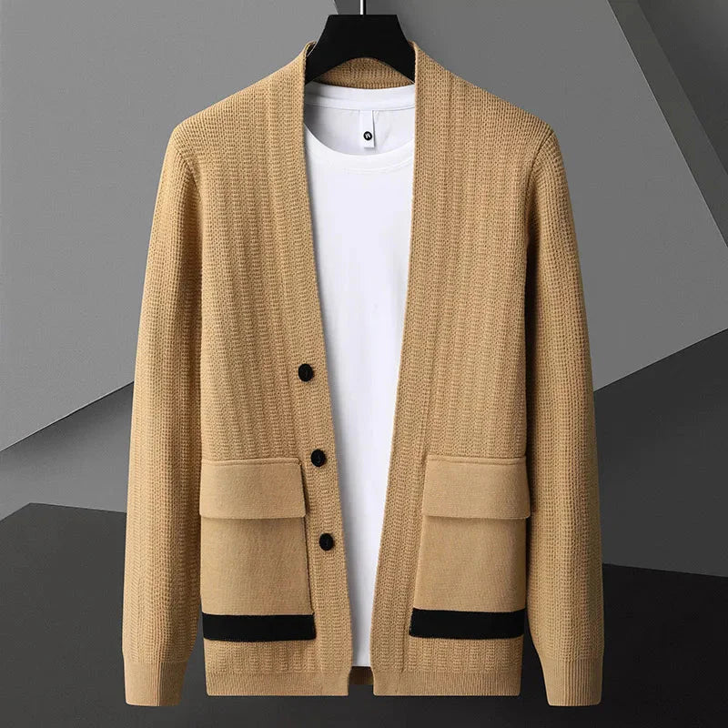 Soft Oversized Men's Cardigan Sweater