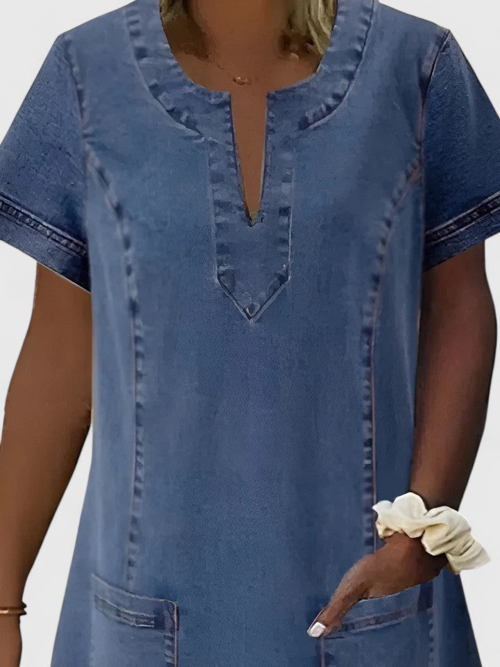 Relaxed Fit Women's Day Dress