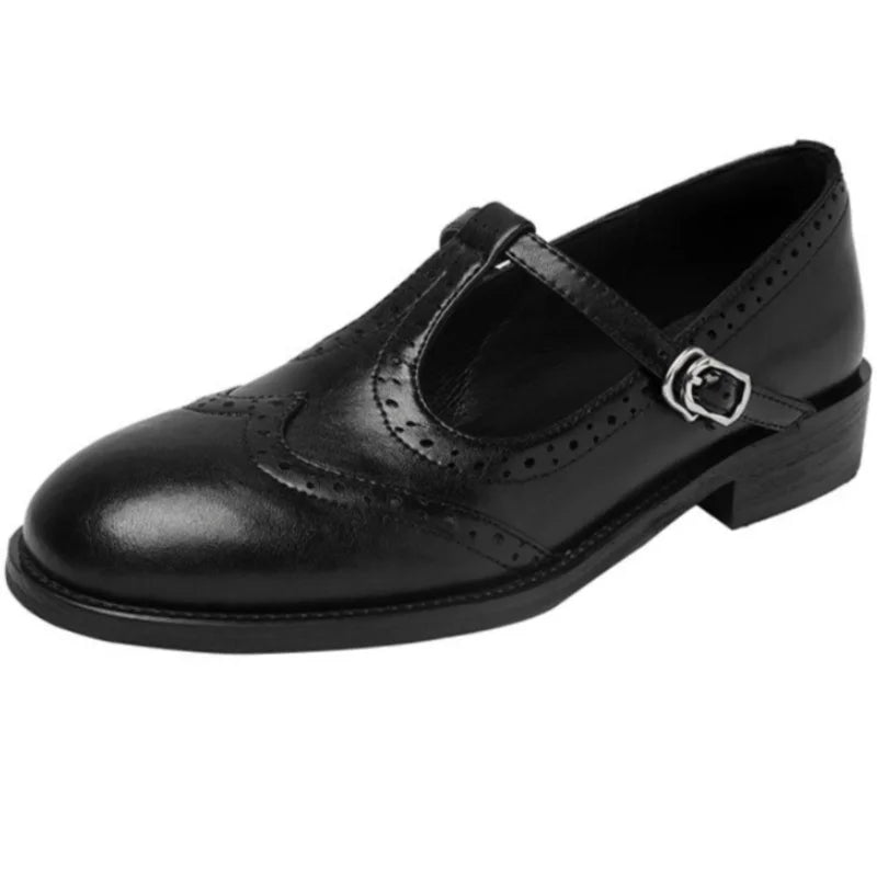 Elegant T-Strap Mary Jane Shoes for Women