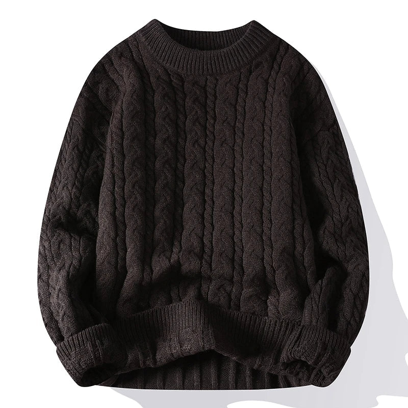 Casual Fit Knit Crew Neck Sweater