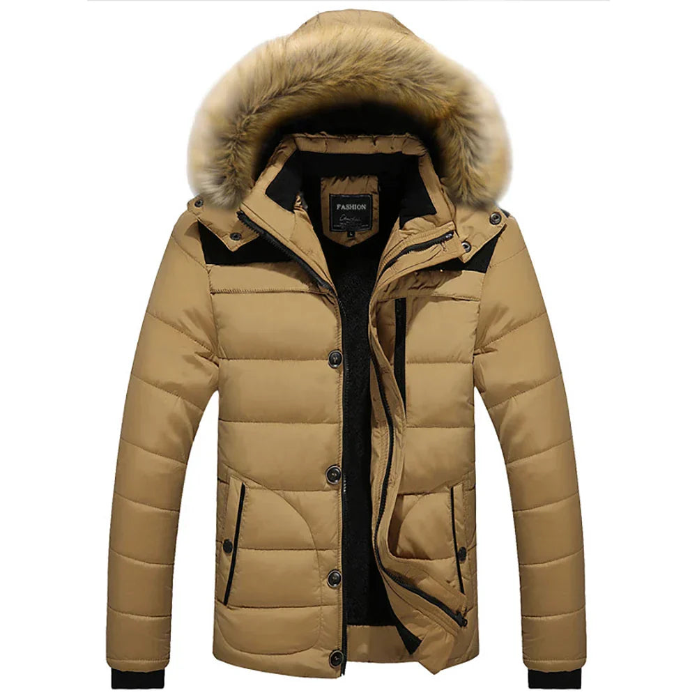 Classic Fit Padded Hip Length Jacket