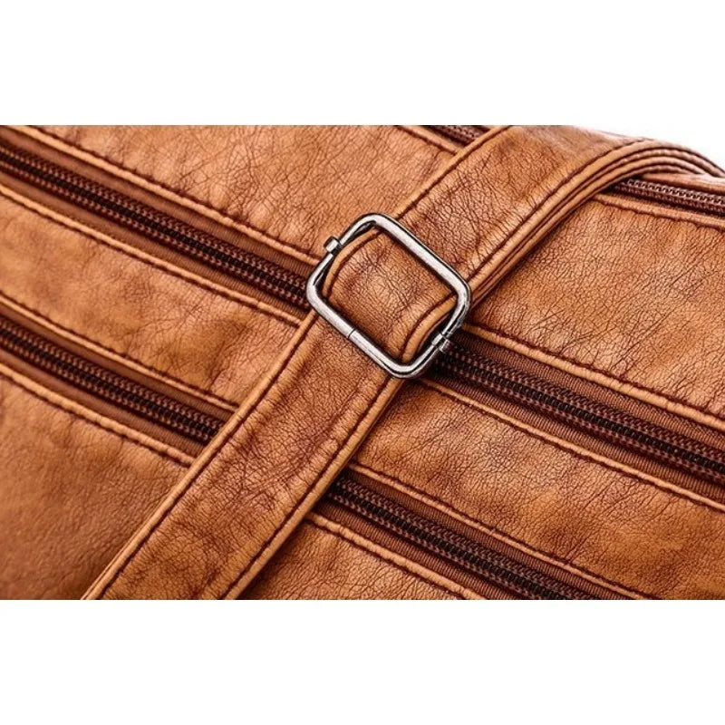 Faux Leather Small Cross Body Handbag