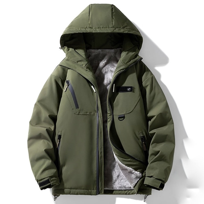 Casual Fit Hooded Winter Coat