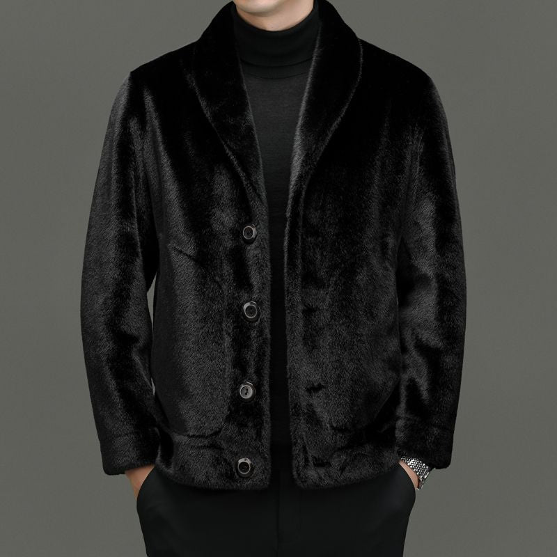 Classic Fit Notch Collar Button Jacket