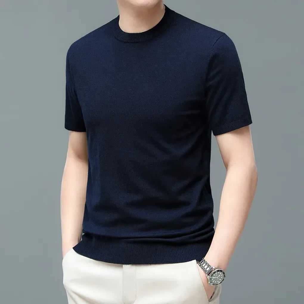 Classic Crew Neck Tee for Daily Style