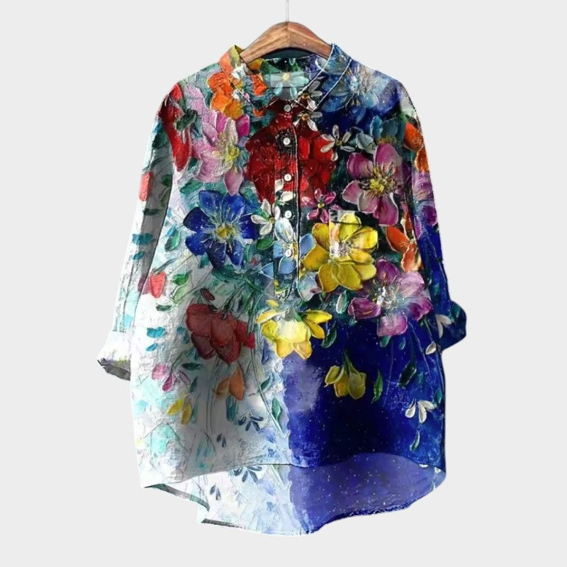 Women's Casual Floral Blouse