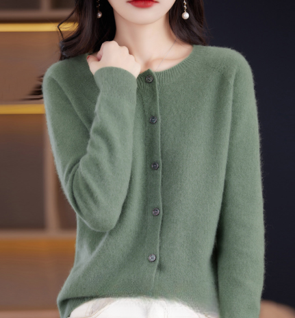 Classic Women's Open Front Knit Cardigan