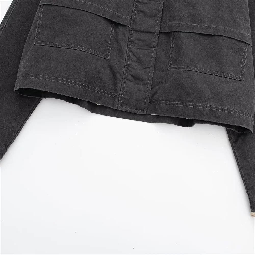 Rugged Cotton Large Utility Jacket