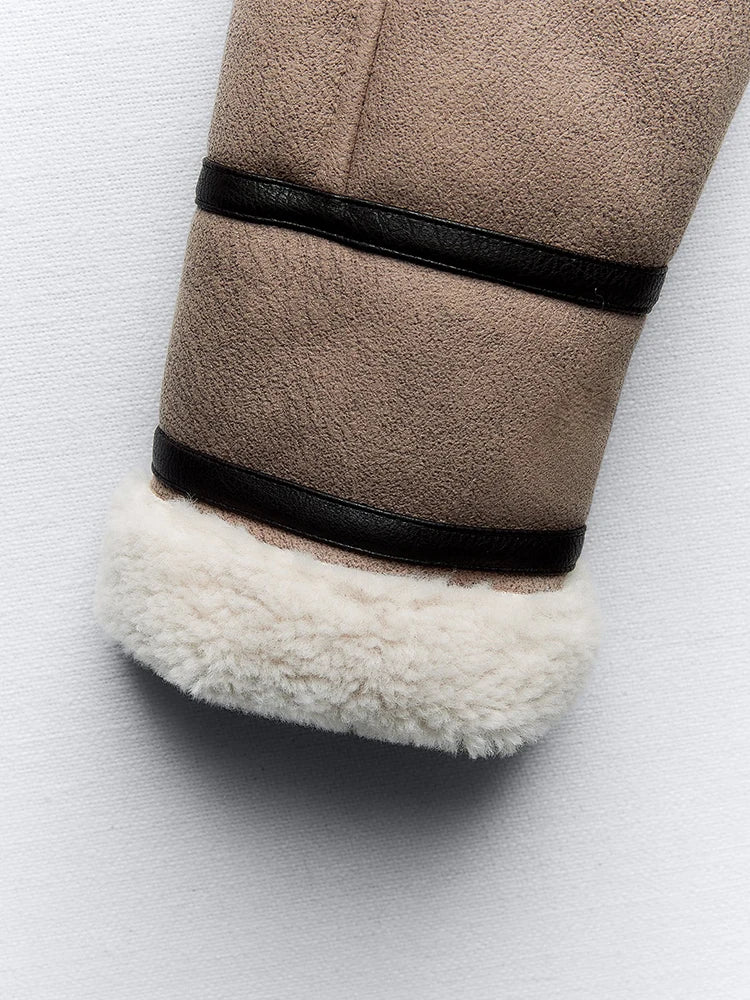 Short Fuzzy Winter Jacket