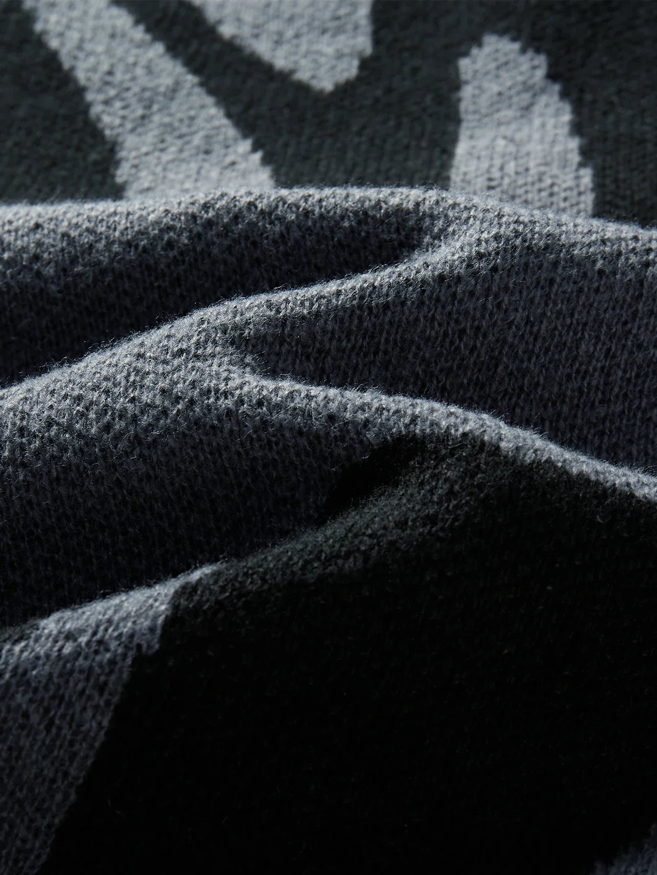 Unique Textured Crew Neck Sweater