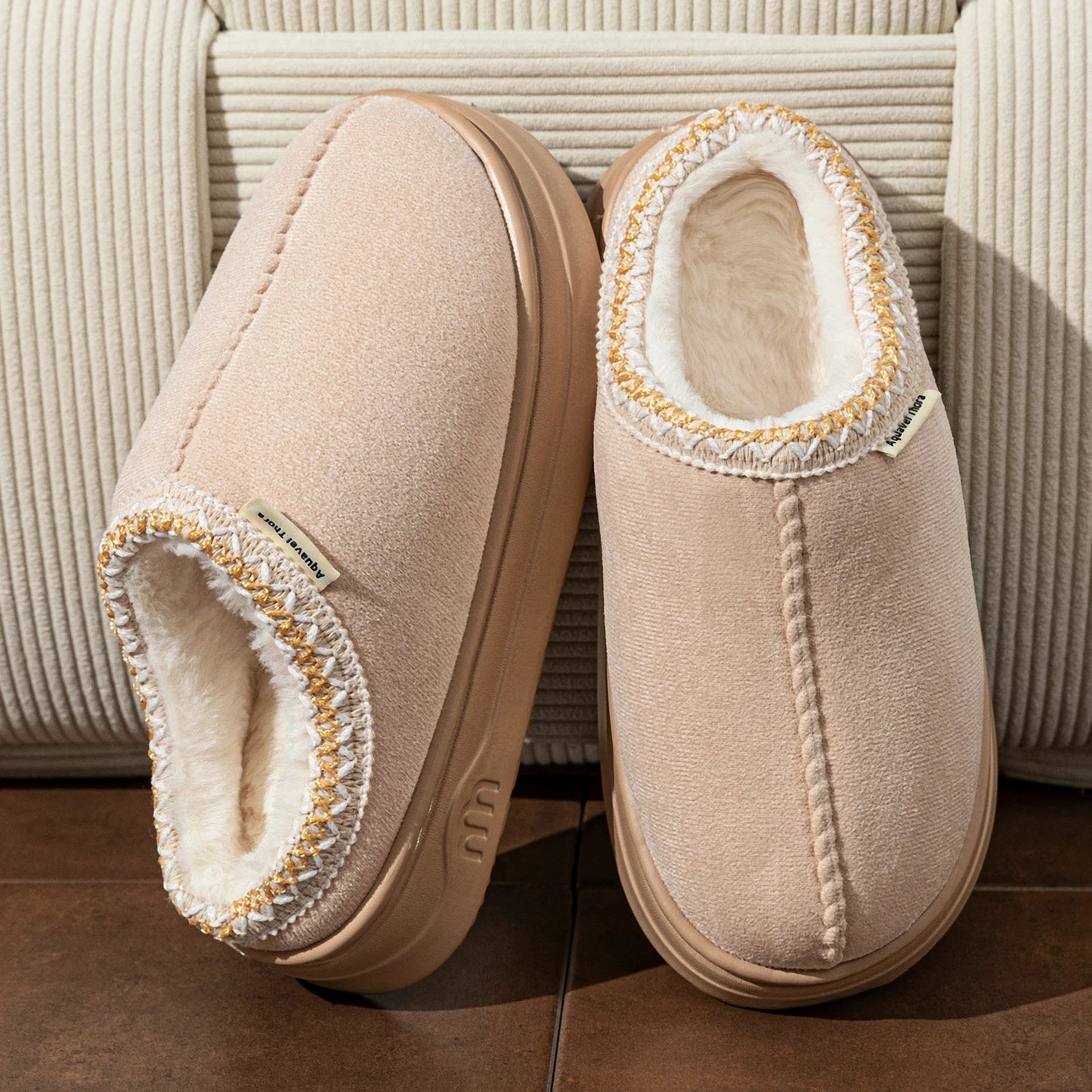 Cozy Fleece Indoor Slippers